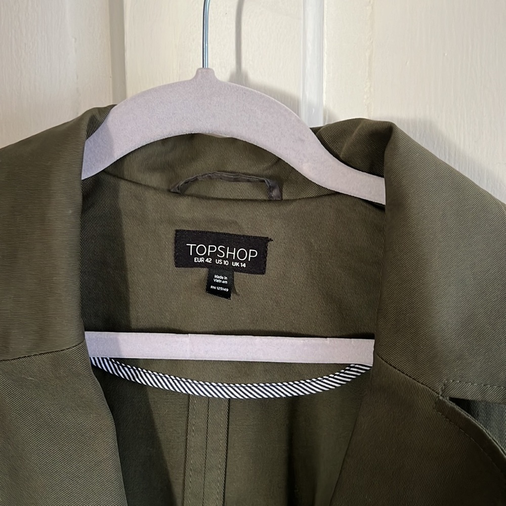 Topshop Trench Coat - Picture 3 of 5